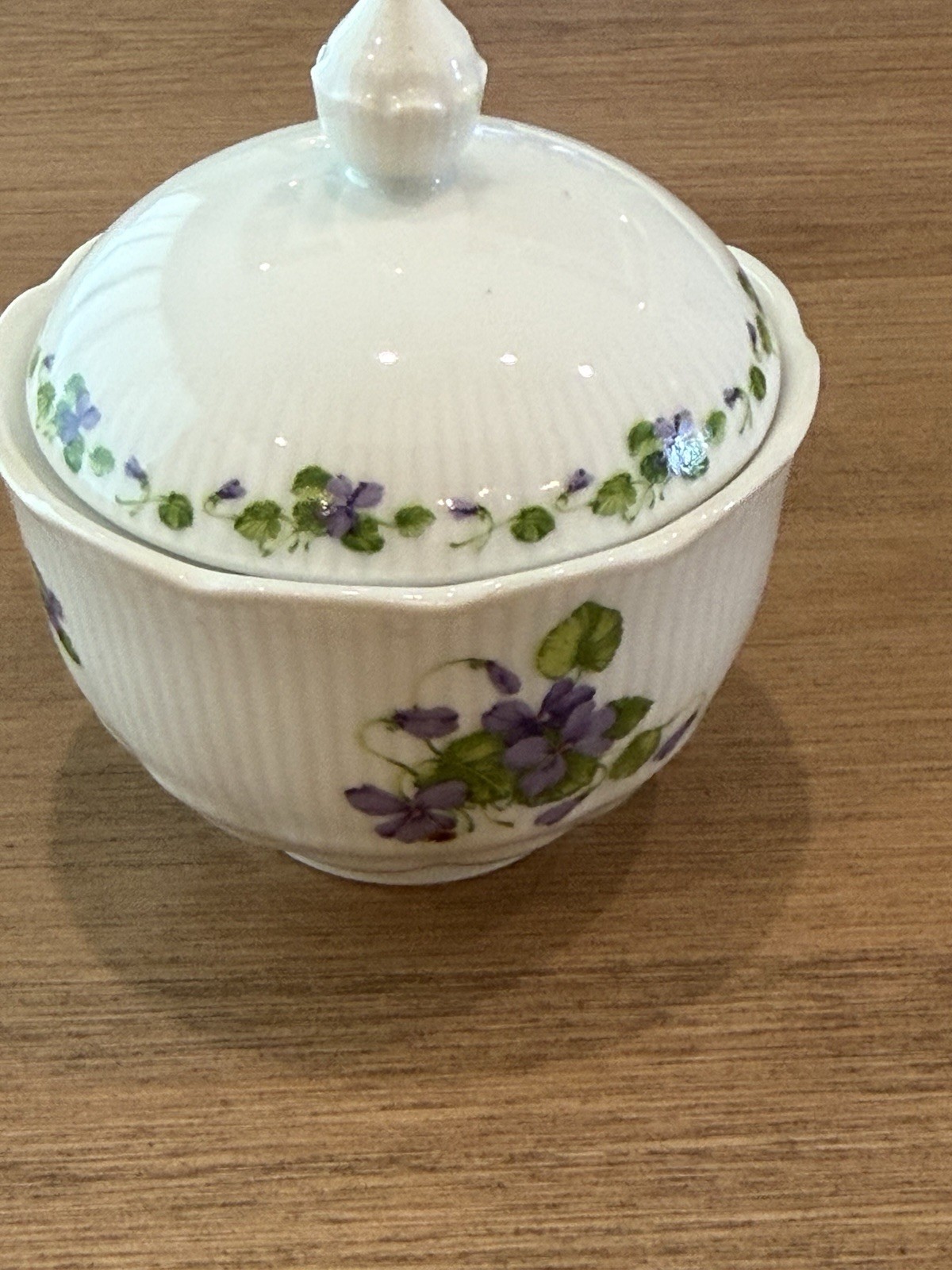 Kaiser West Germany Romantica Viola Small Lidded Dish Jar
