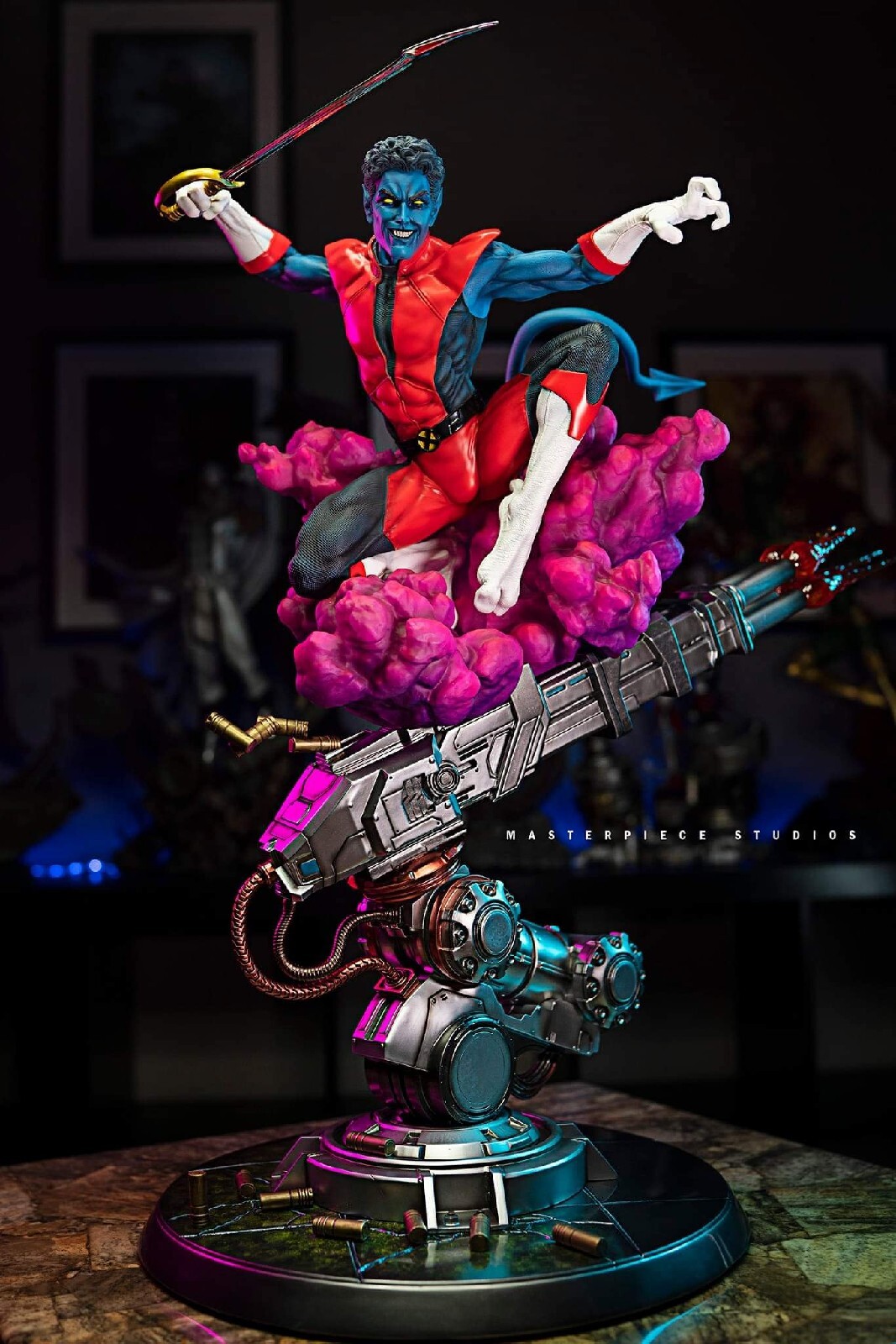 Custom 1/4 MadX Marvel X-Men Nightcrawler Figure Statue Wolverine Magneto Storm