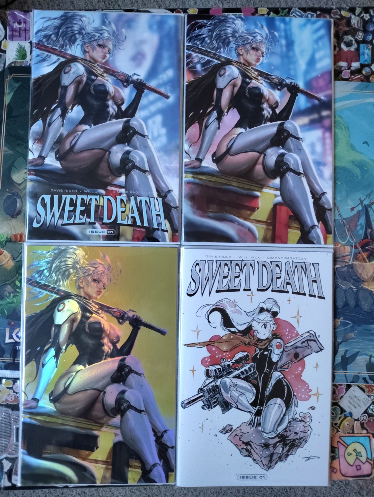 Sweet Death 1 NYCC Set Kyu Yong Eom Foil/Virgin/Spot Varnish + Ito Trade