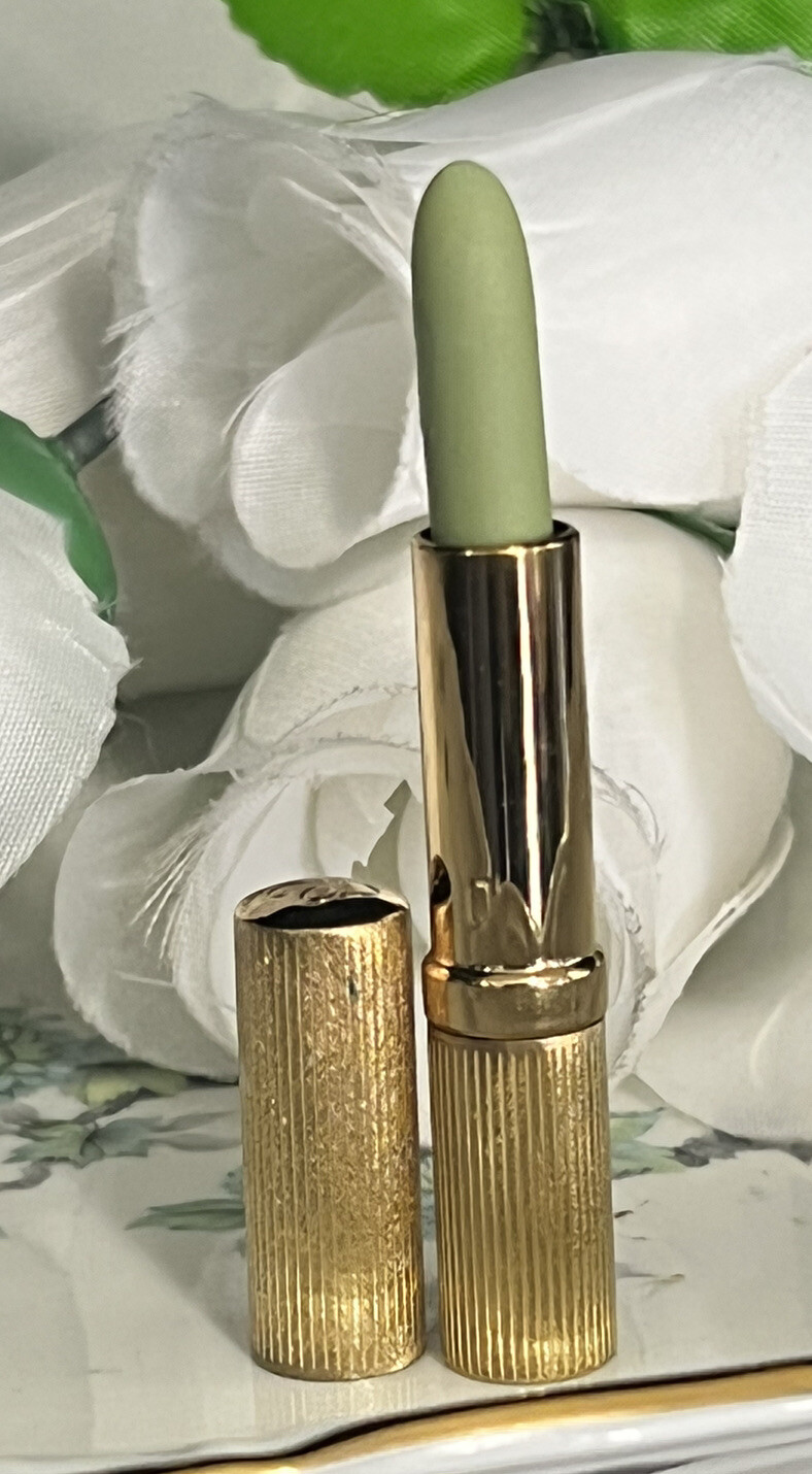 VINTAGE REVLON COLLECTIBLE  EYE SHADOW STICK GOLD TUBE PALE PISTACHIO NEW