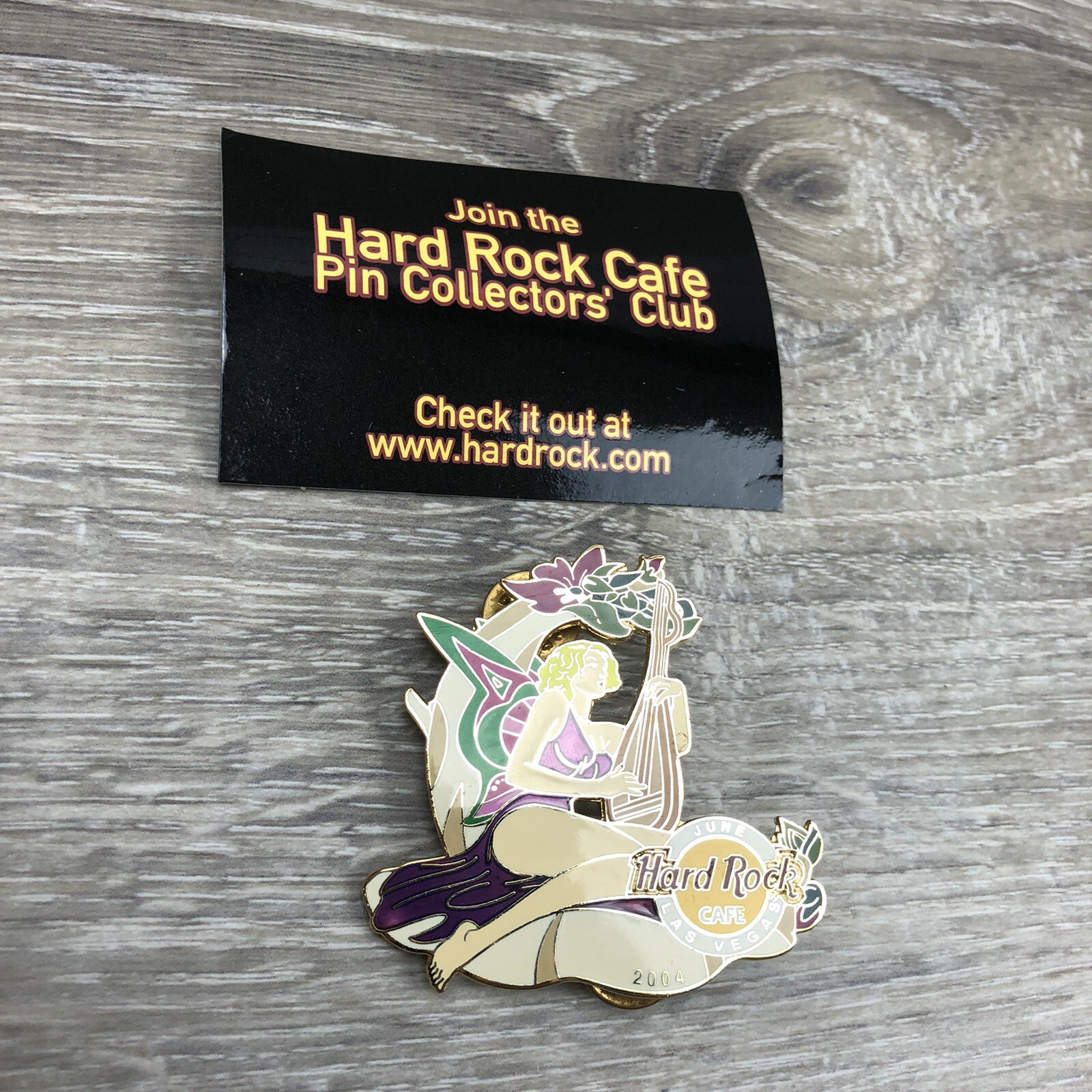 Hard Rock Cafe pin Las Vegas Fairy PINDEX Event 2004 June Girl Lady Bin 6