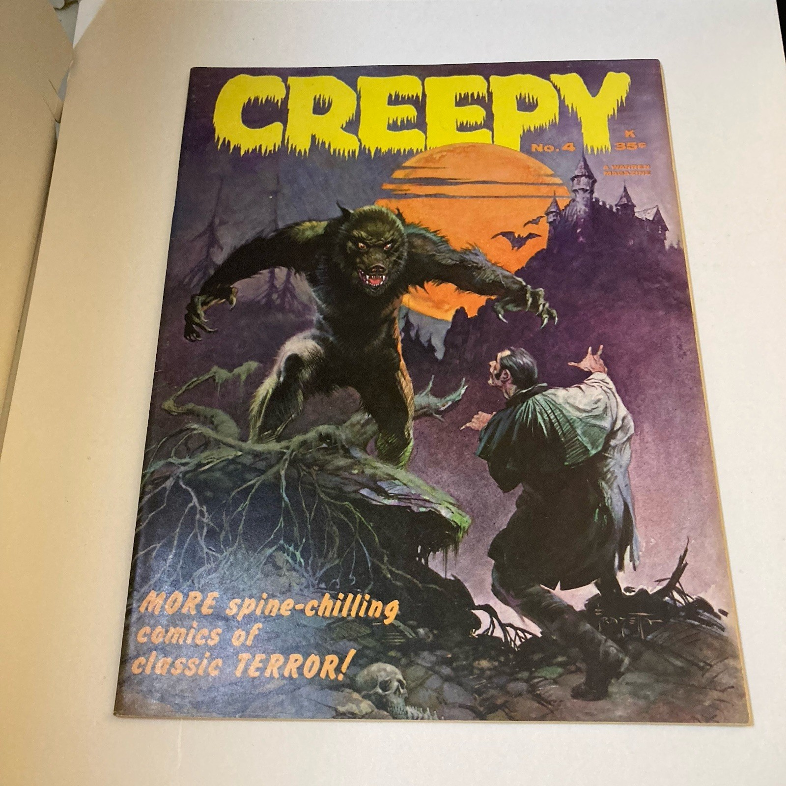 Creepy Magazine #4 Warren Publishing 1965 Frank Frazette Cover