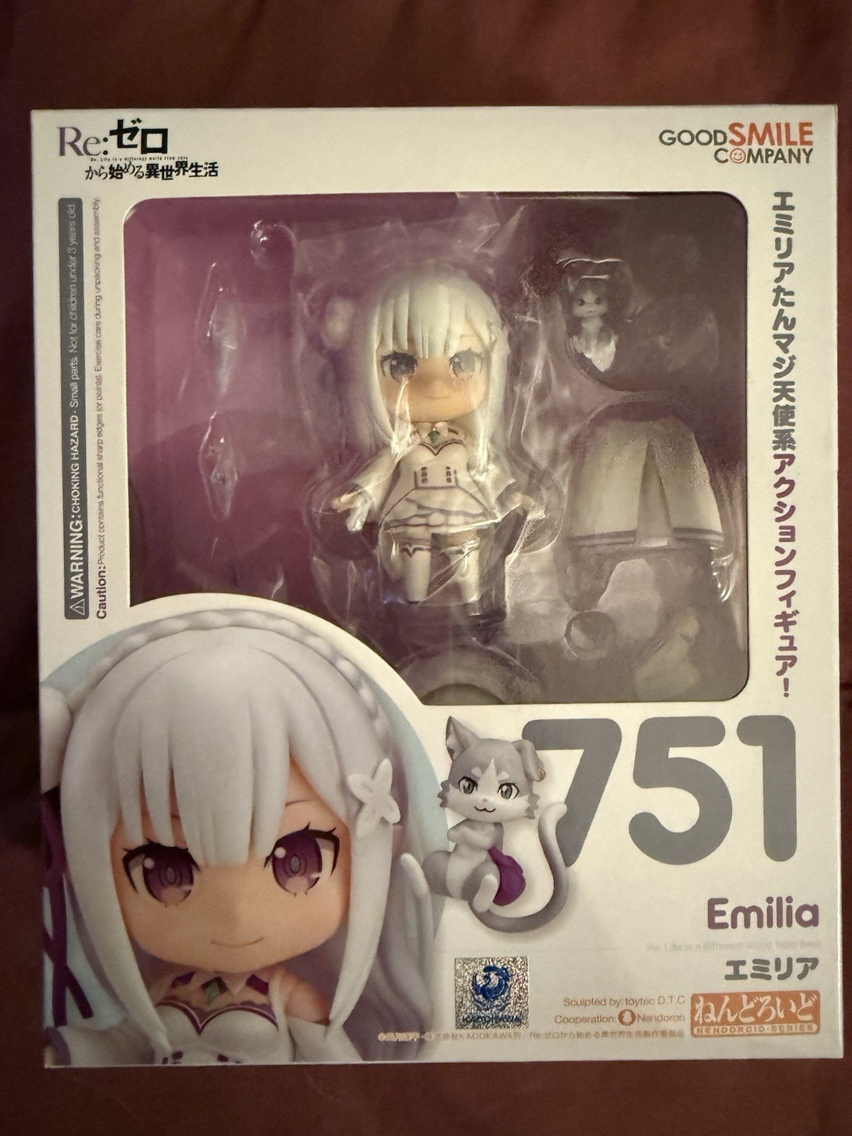 *NEW UNOPENED* Good Smile Company Re:Zero Emilia #751 Nendoroid Figure