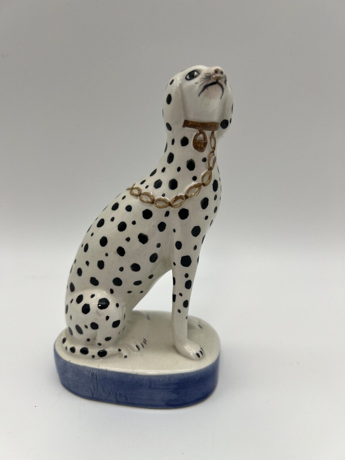 Vintage Mottahedeh Design Italy Staffordshire Dalmatian Dog Figurine 5”  1960's