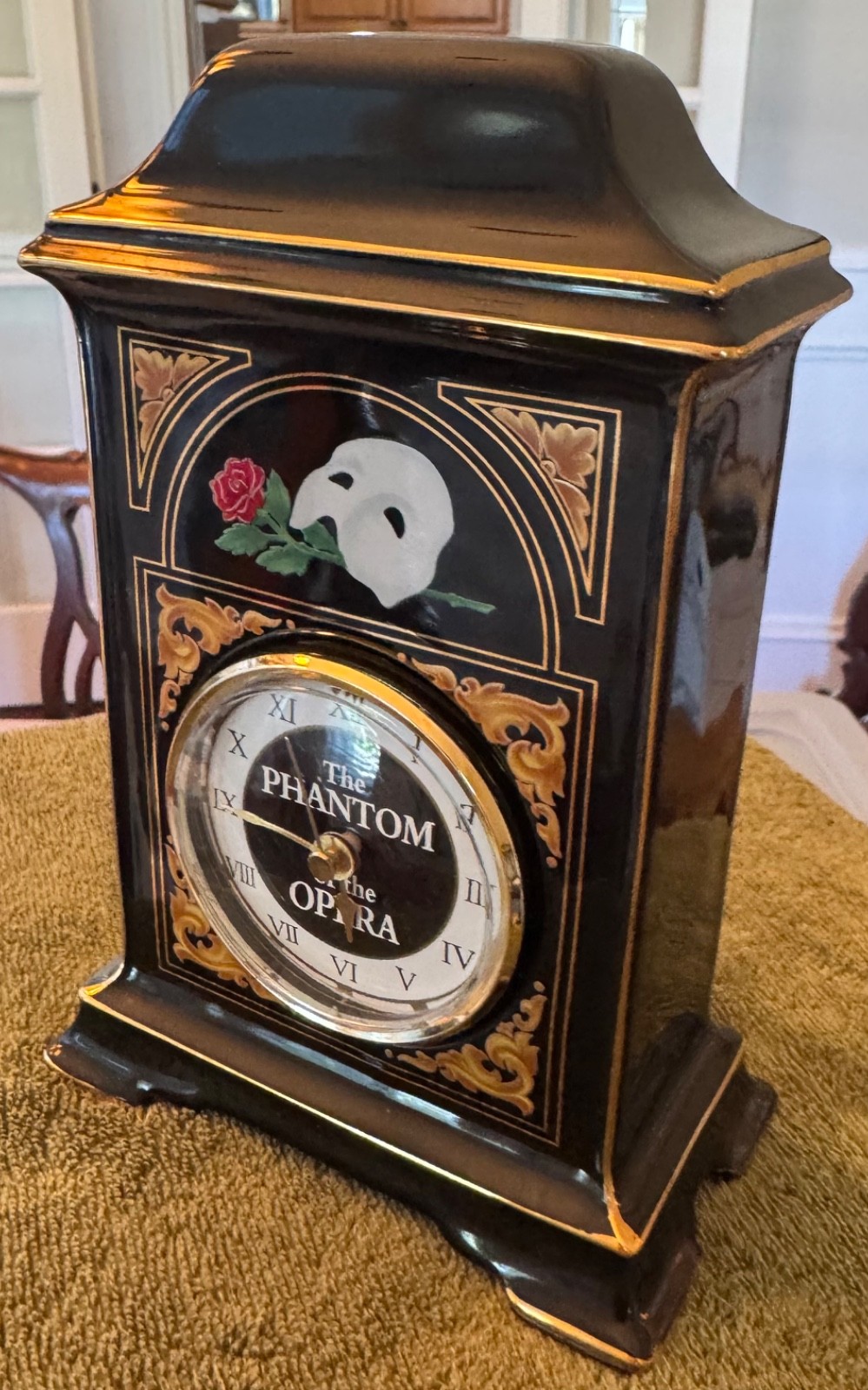Phantom of the Opera Clock and Music Box