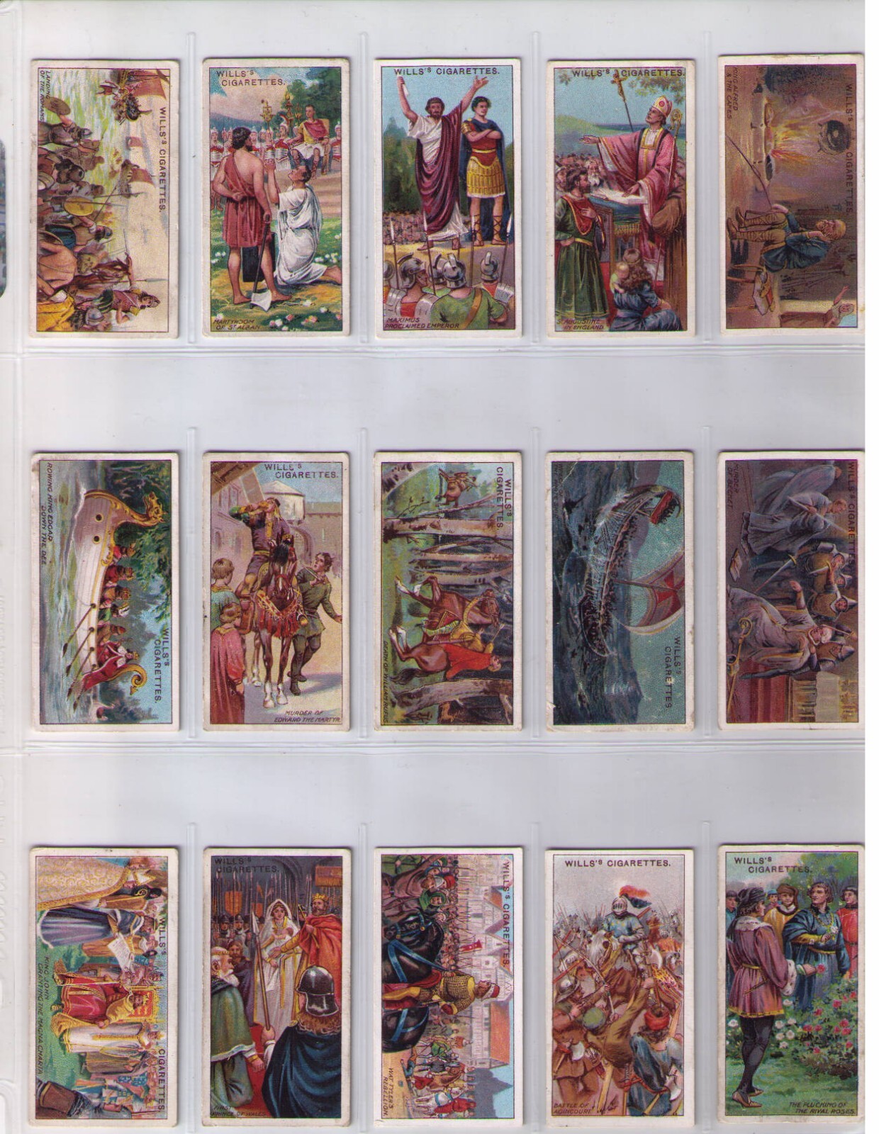 1912 Wills\'s HISTORICAL EVENTS complete set of 50 \