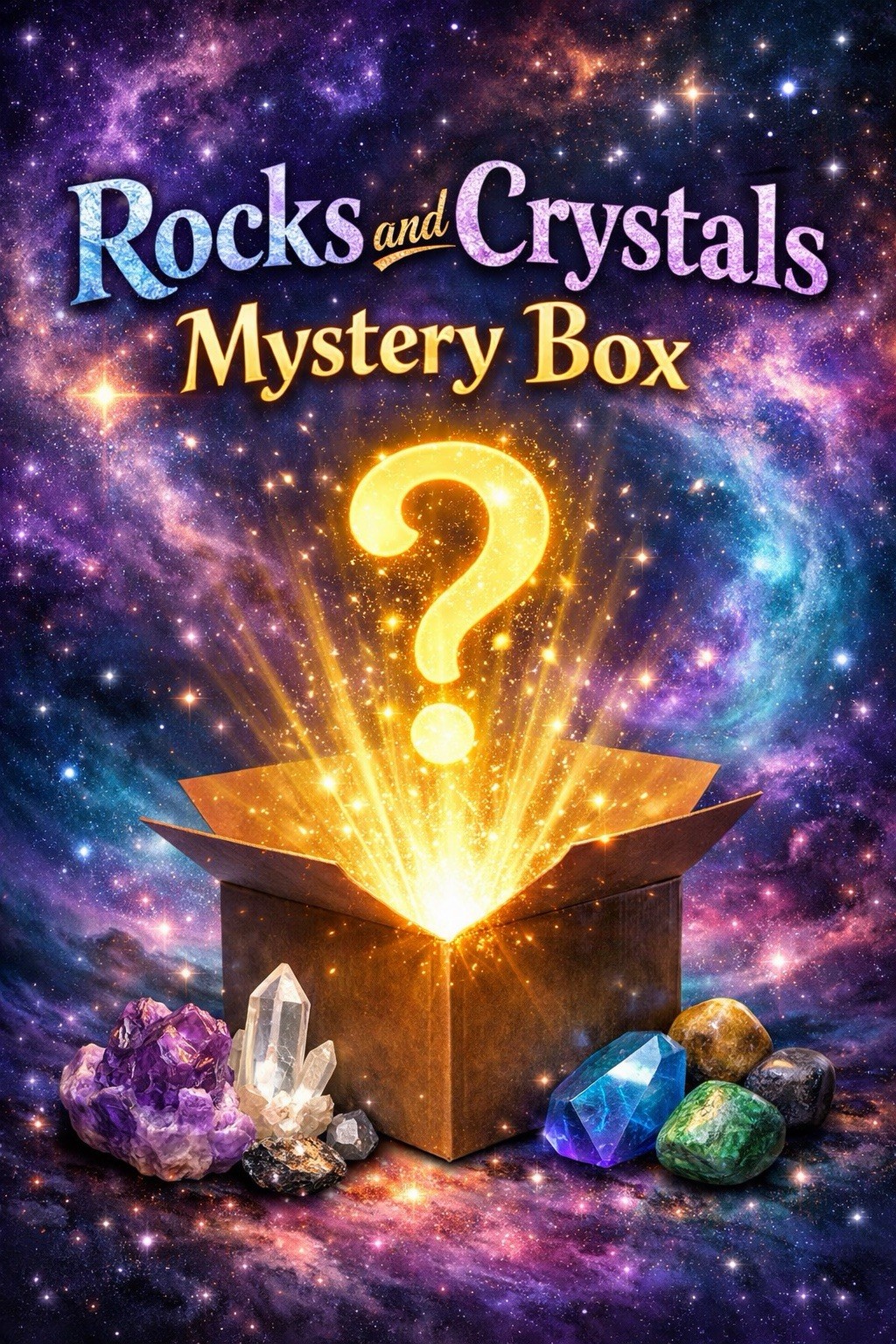 Rocks And Crystals Mystery Box  (Read Description)