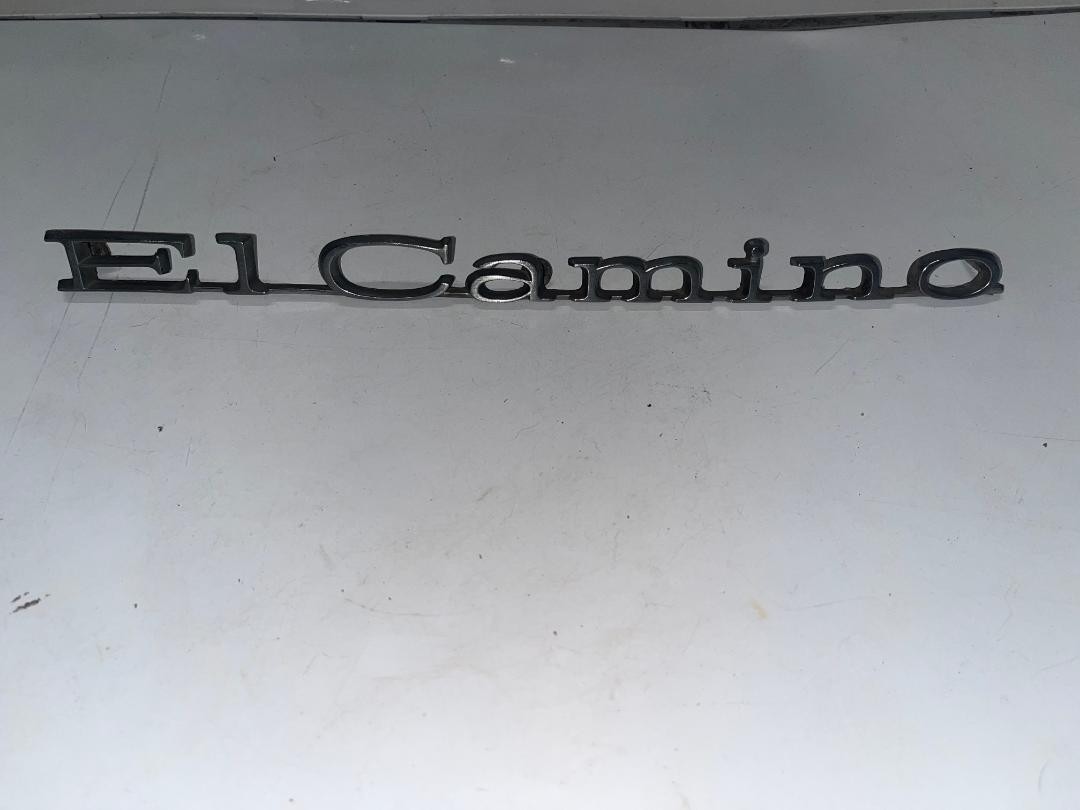 Chevrolet El Camino Fender Emblem Vintage 1967  CHEVY EL CAMINO