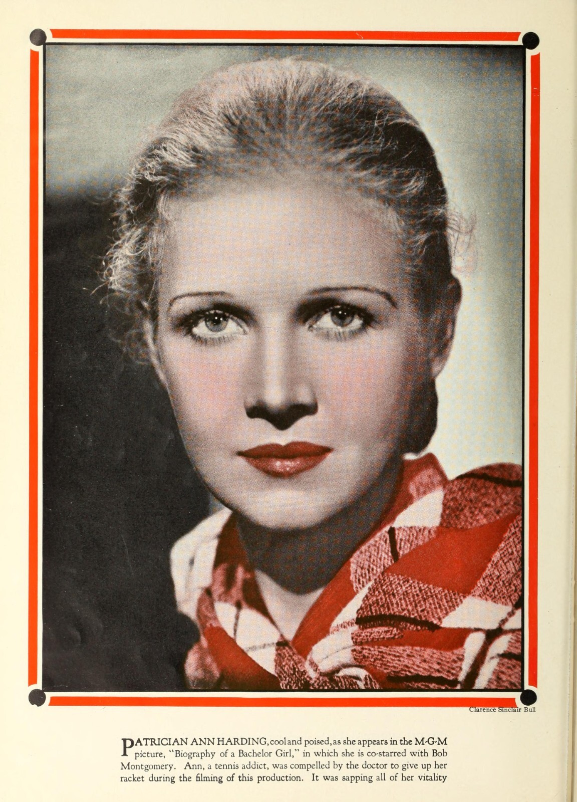 ANN HARDING - Magazine Page Image 1935 - 5 x 7 inch Print