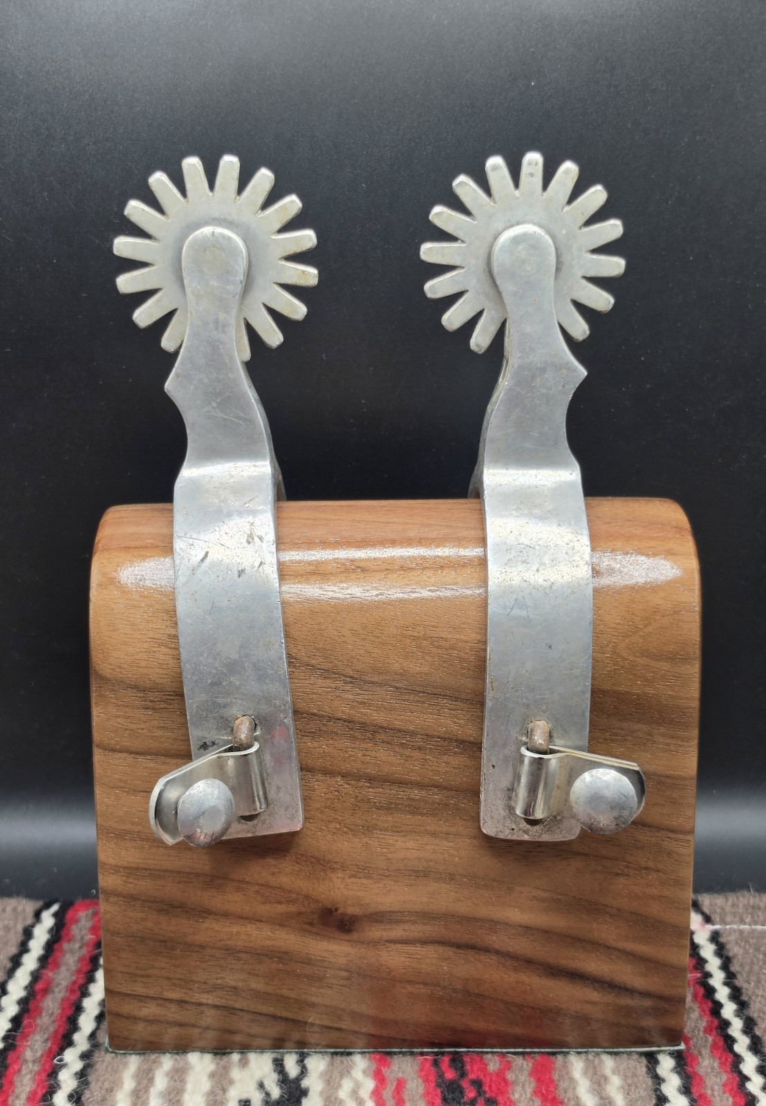 Vintage Crockett Spurs Aircraft Aluminum Circa 1940s
