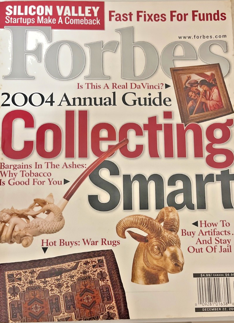 Vintage Forbes December 2003 Magazine 2004 Annual Guide Collecting Smart 