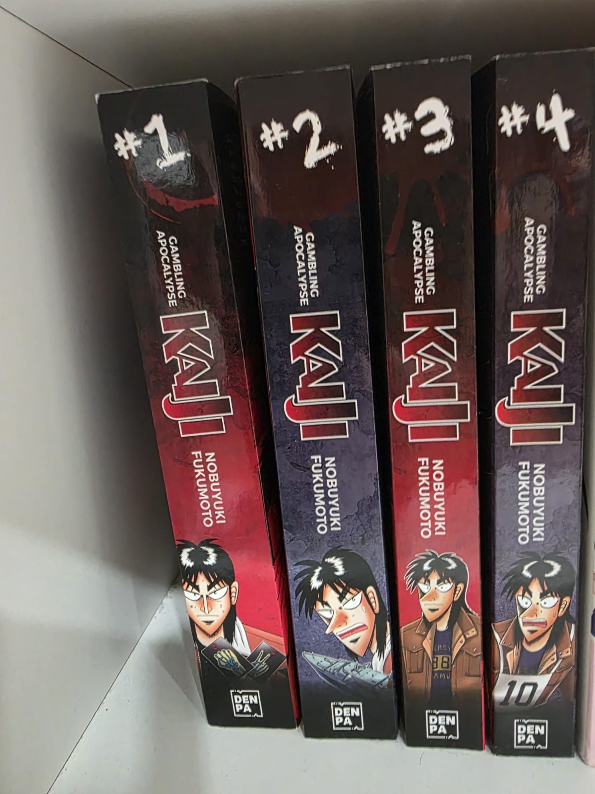 Kaiji Gambling Apocalypse Manga Vol. 1-4 Set DENPA Nobuyuki Fukumoto