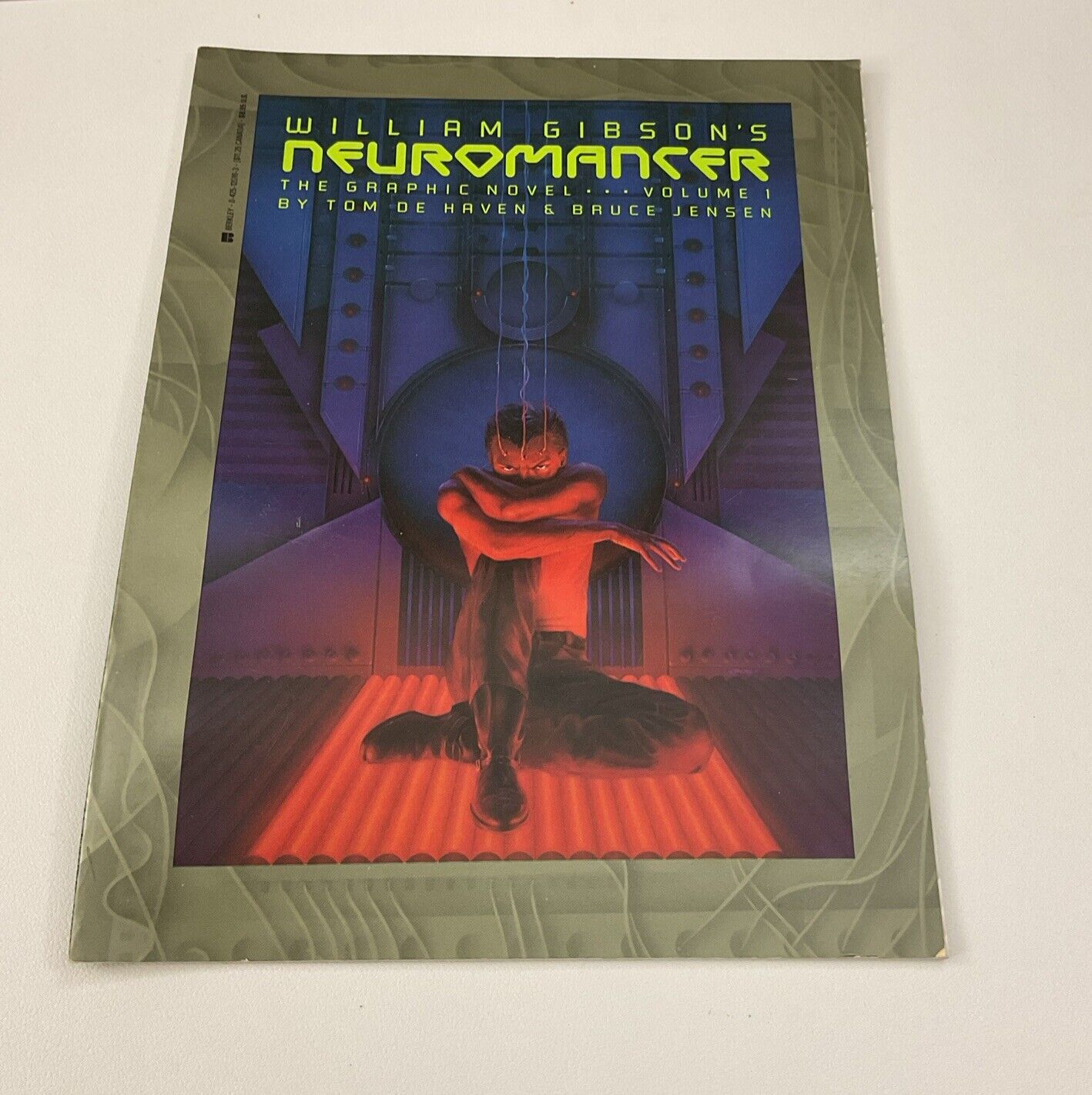William Gibson’s Neuromancer VOL 1 Epic Comics Graphic Novel 1989 Book Is Warped