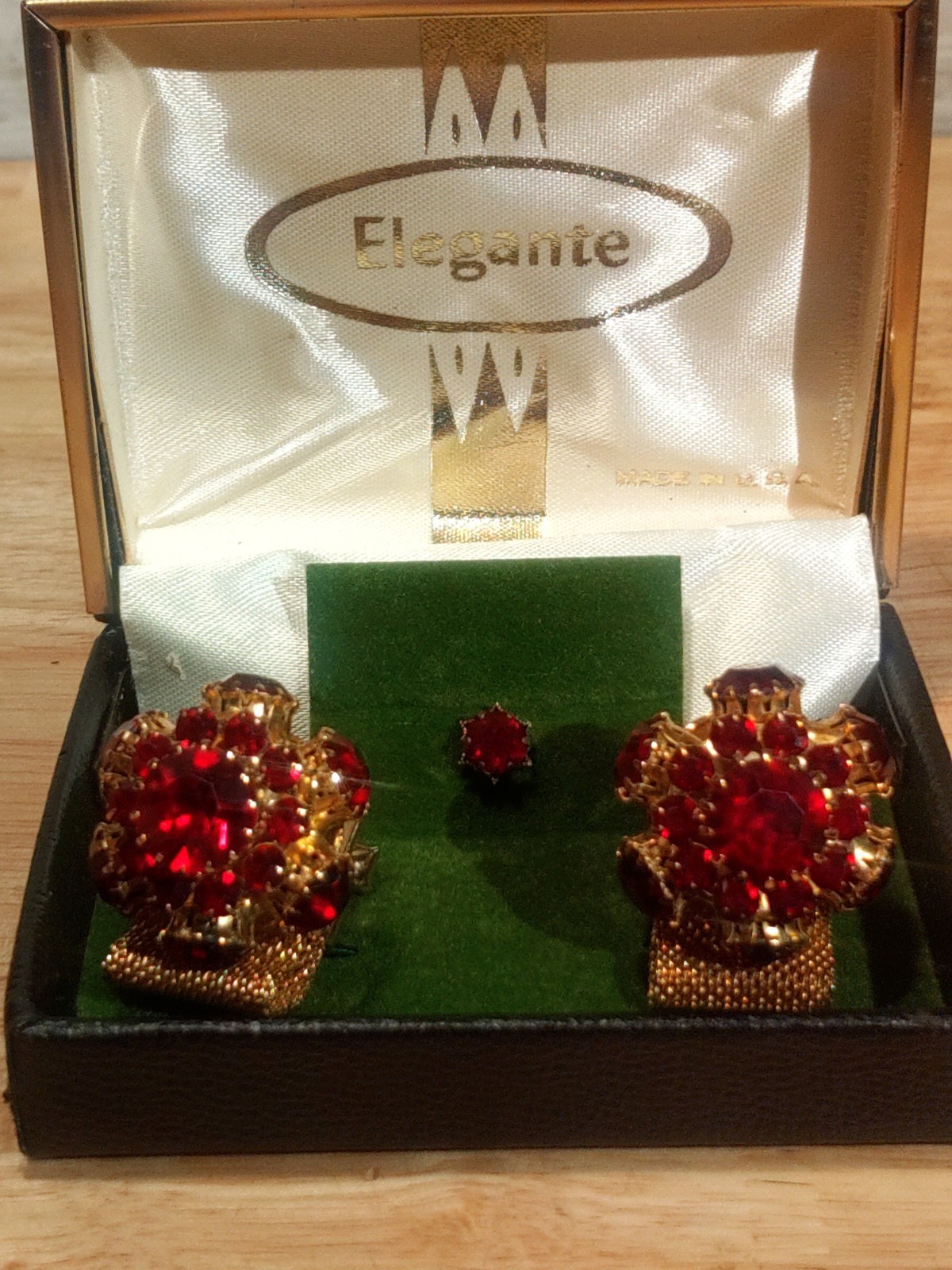 vintage formalwear accessory set by Elegante, circa 50s-60s