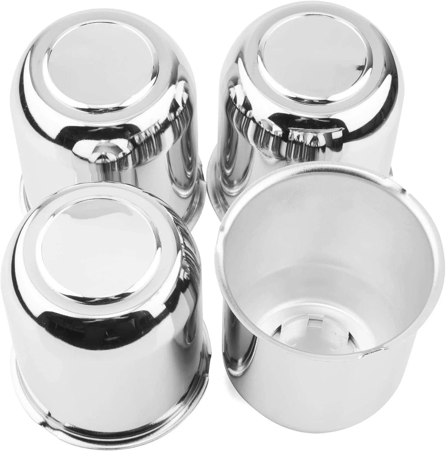 4Pcs 3-3/4 in Trailer Wheel Center Caps Fit 3-3/4\