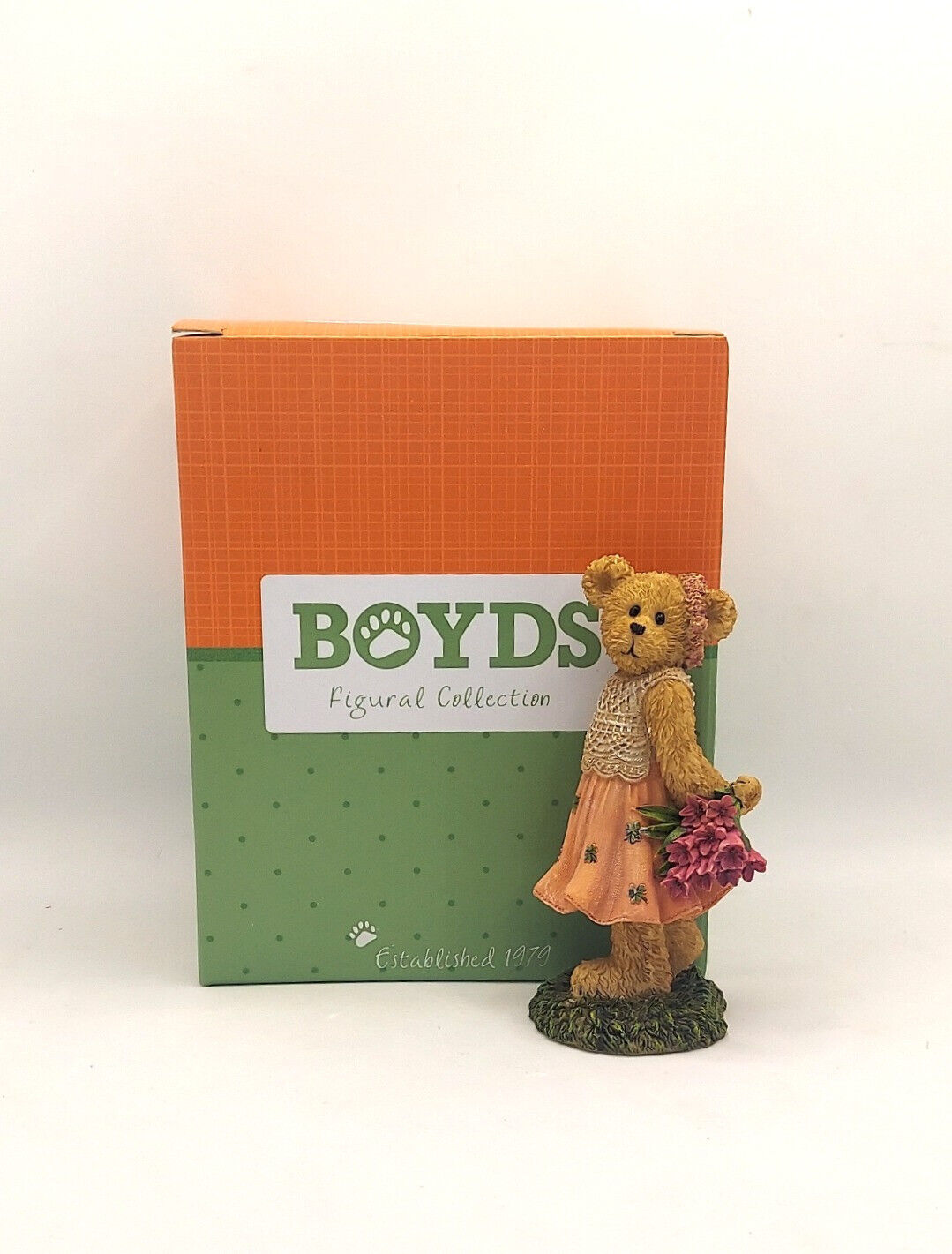 2013 Boyds Bearstone Collection Heather McBearsley For The Love of Ireland