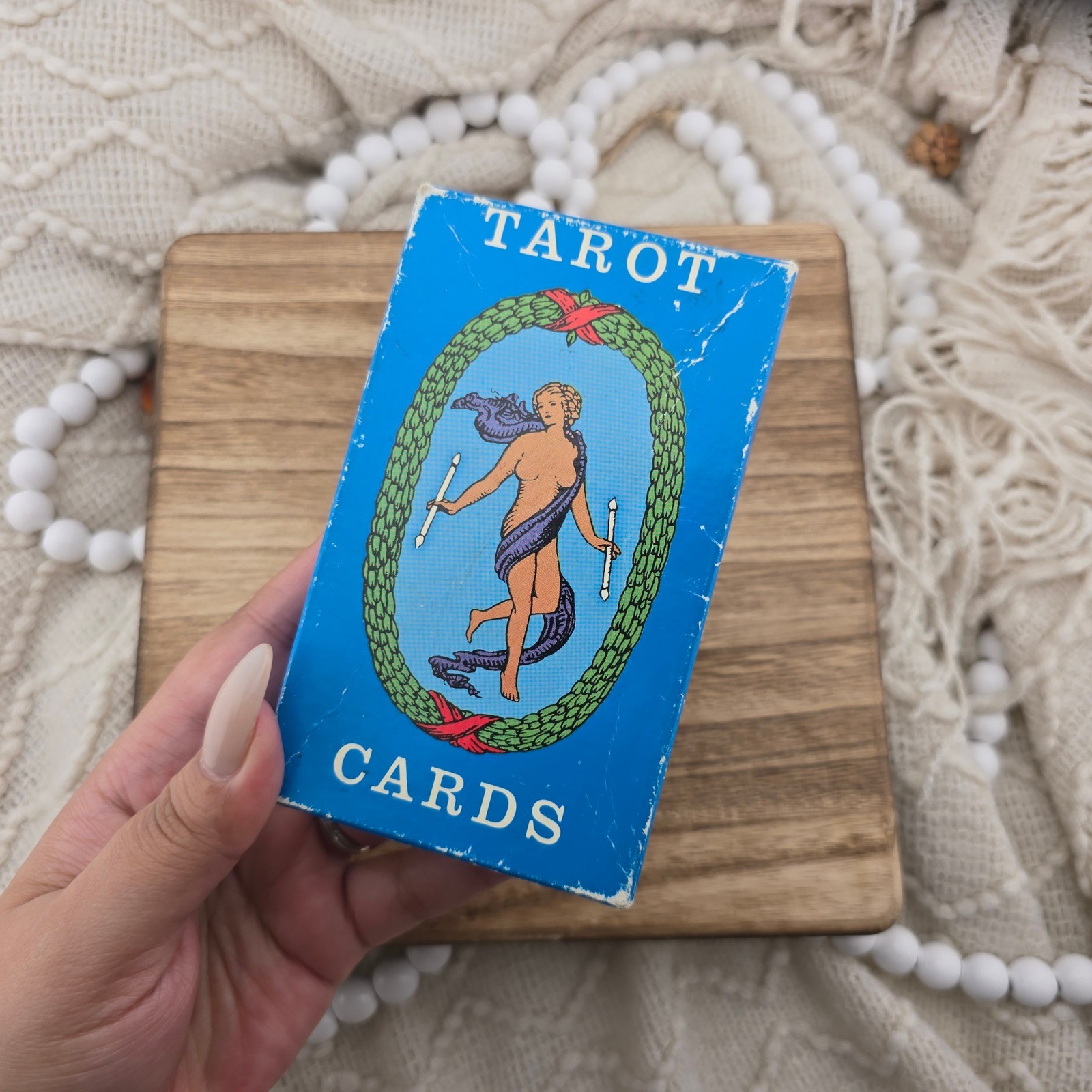 Waddington Tarot Blue Box 78 Card Complete Deck 1975 Vintage