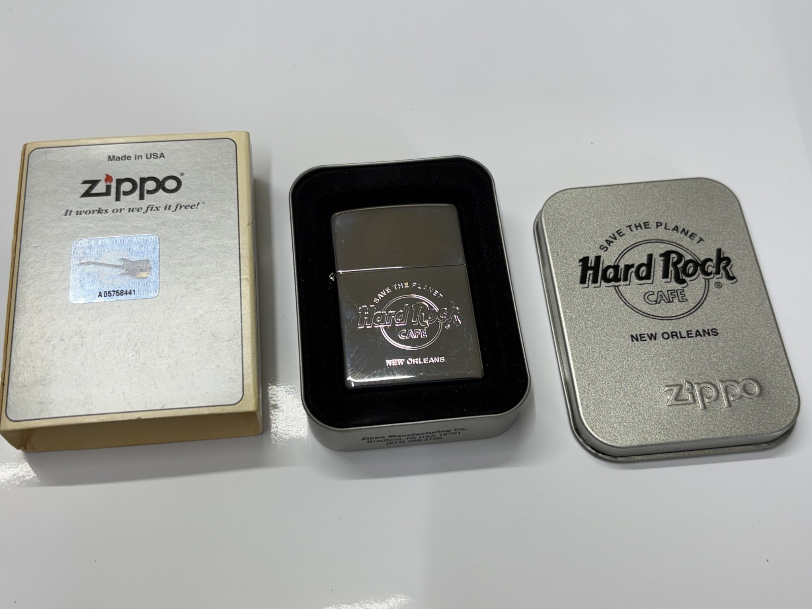 Zippo Hard Rock Cafe New Orleans 2004 New