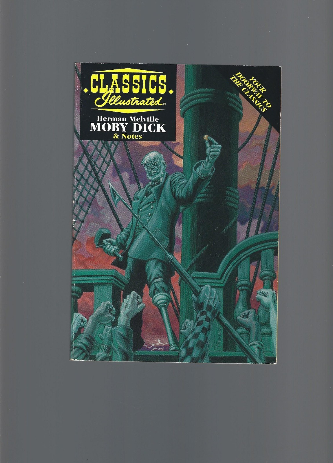 MOBY DICK & Notes by Herman Melville Classics Illustrated  Acclaim 1997