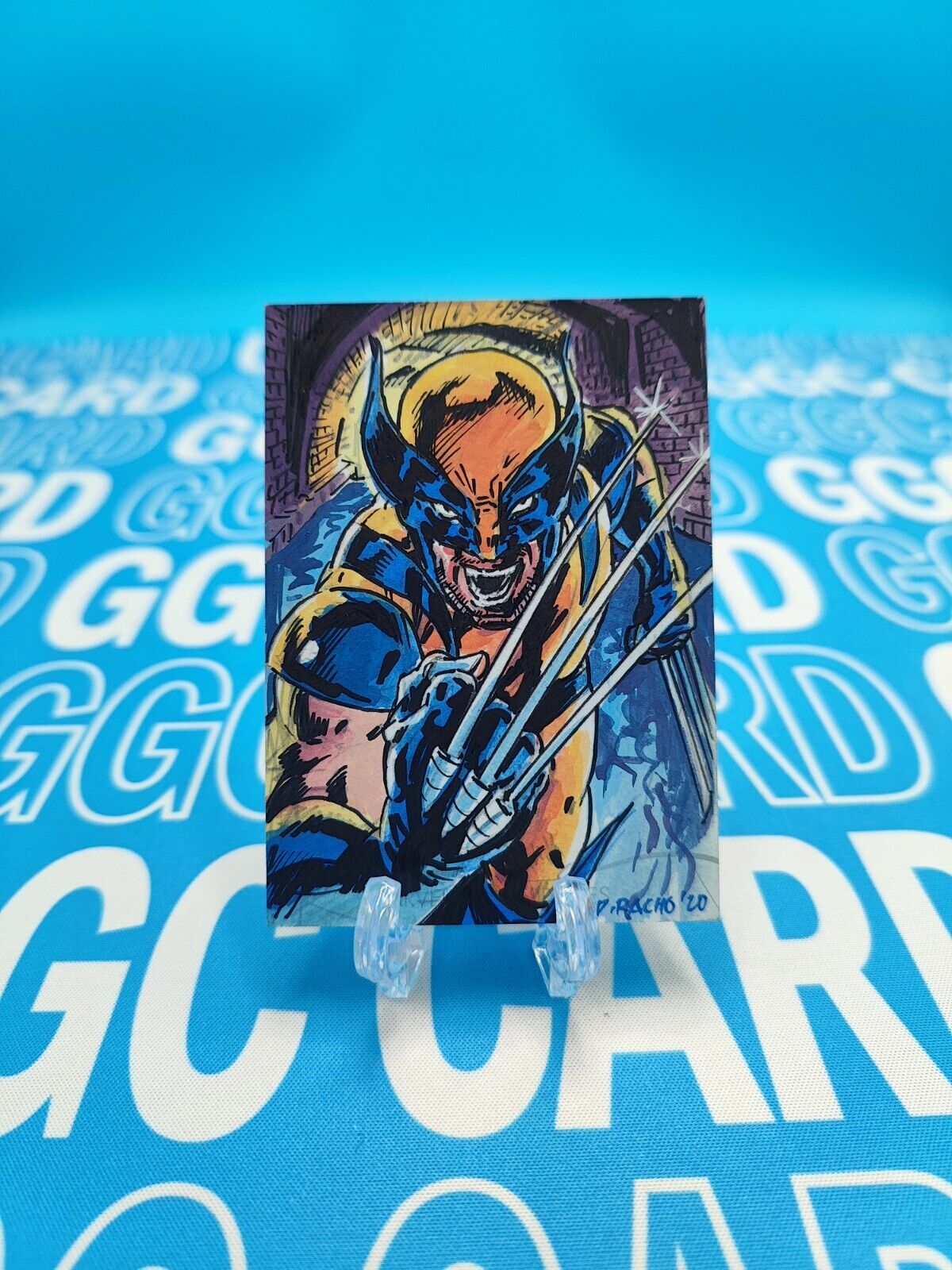 2020 Upper Deck Marvel Masterpieces Sketch Card Wolverine By Dominic Racho 1/1
