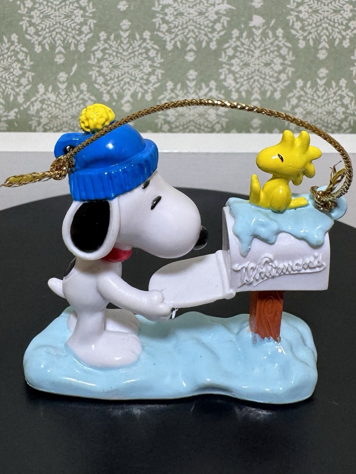 VTG Whitman’s Peanuts Snoopy Woodstock Mailbox Ornament FAST SHIPPING