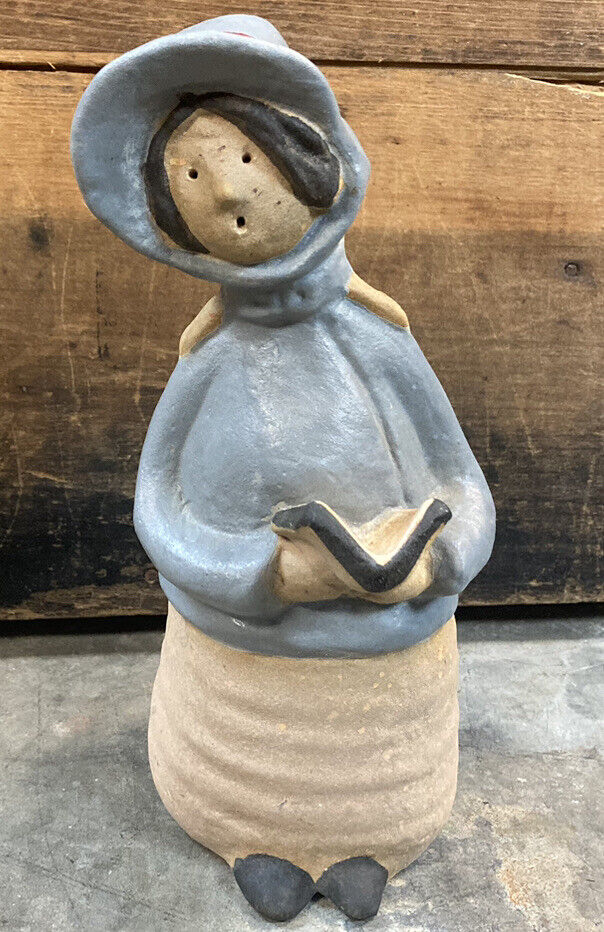 Metlox Poppets By Poppytrail Salvation Army Singer Stoneware Pottery Figure