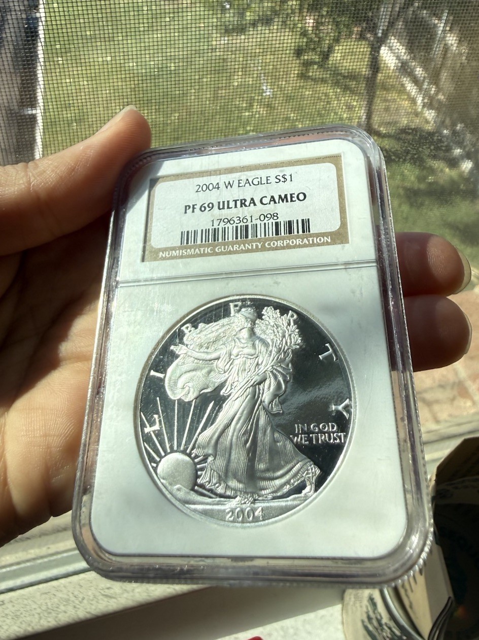 U.S. Mint 2004-W American Silver Eagle Proof 1 oz .999 NGC PF69 UC #098 U.S. Mint 2004-W American Silver Eagle Proof 1 oz .999 NGC PF69 UC #098
