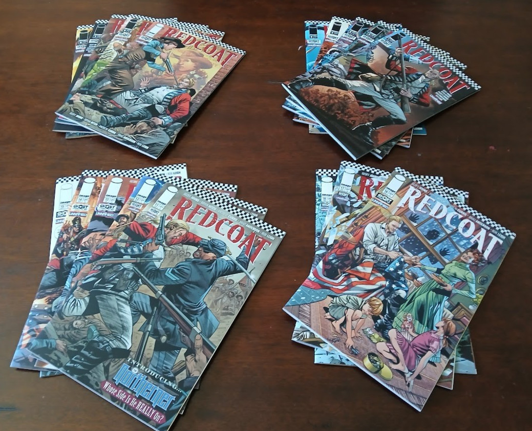 Redcoat Lot -- #1-18 -- Ghost Machine -- Geoff Johns -- NM