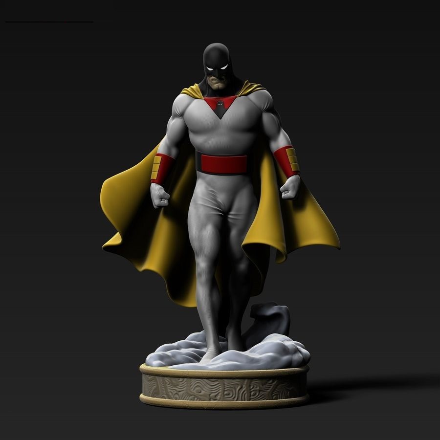 Space Ghost Resin Sculpture Statue Model Kit Unpainted/Unassembled