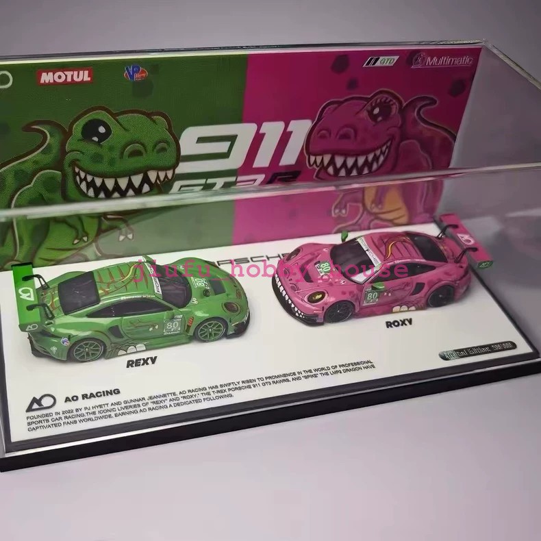 STAR RACE 1/64 Porsche 911 GT3 R REXY and ROXY Limited Set