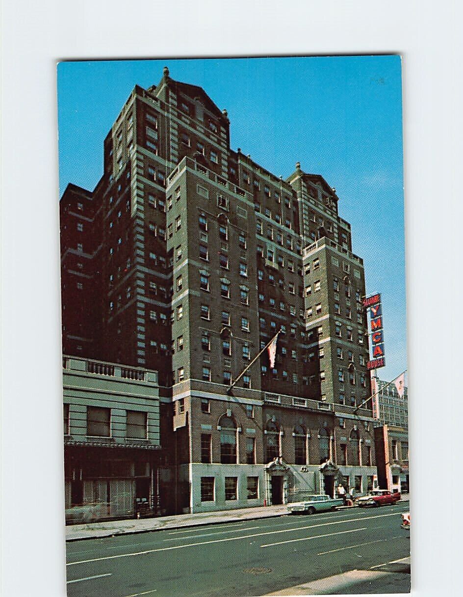 Postcard William Sloane House YMCA, New York City, New York