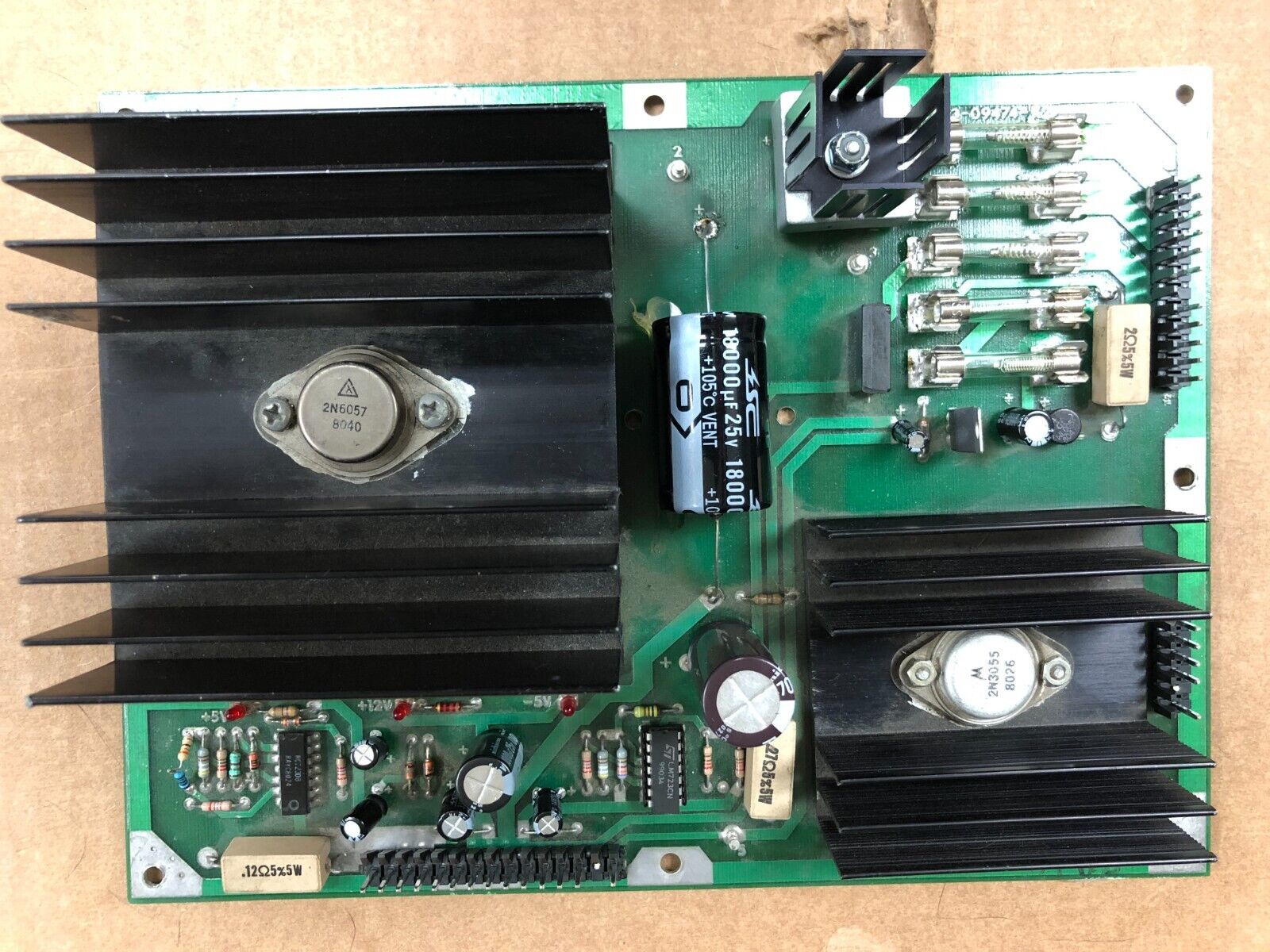William's Stargate POWER SUPPLY BOARD repair & complete rebuild with NEW PARTS
