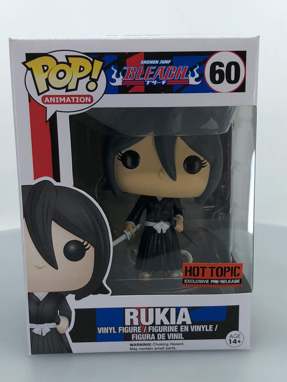 Funko Pop Animation Bleach Rukia Hot Topic Pre-Release #60 Jun 2021 NOT MINT