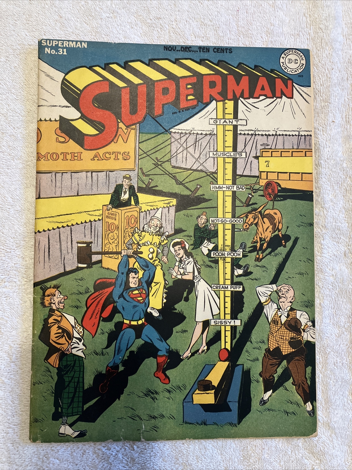 SUPERMAN #31 Wayne Boring circus cvr; Luthor app.