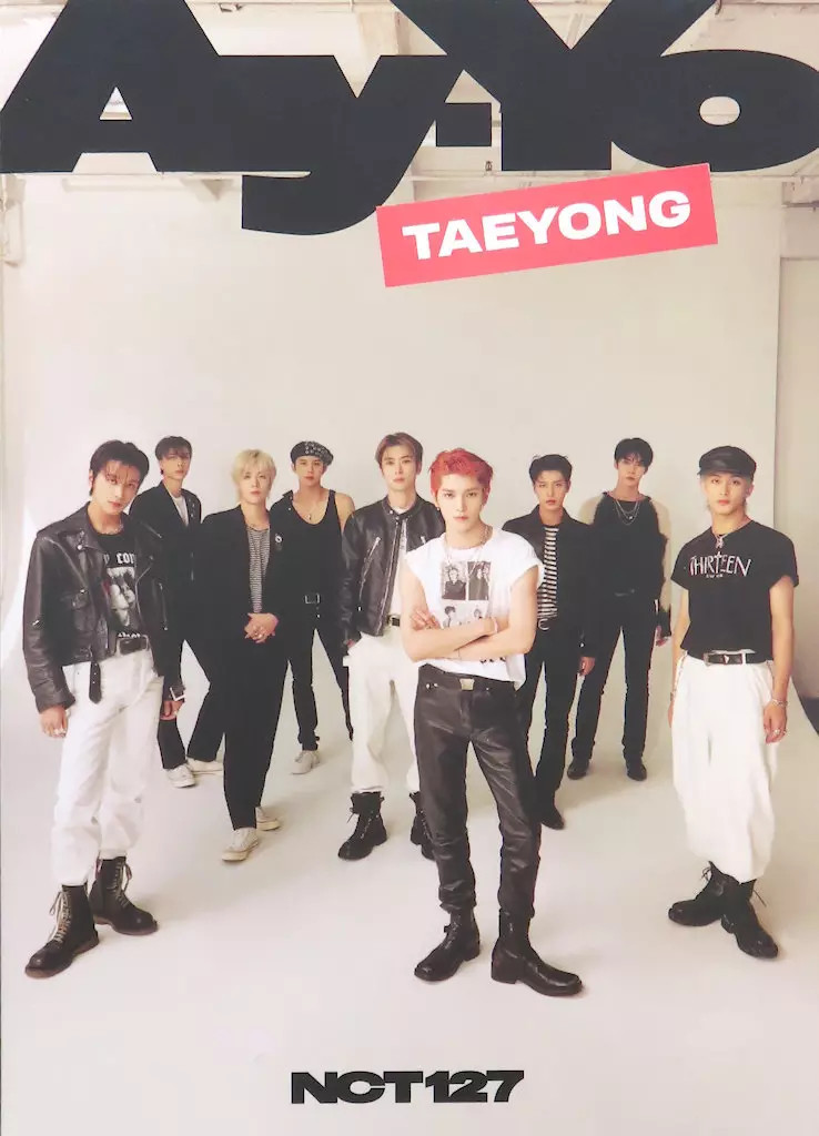 NCT 127 Taeyong Postcard Book Ay-Yo Collectible Card Size 180×130mm