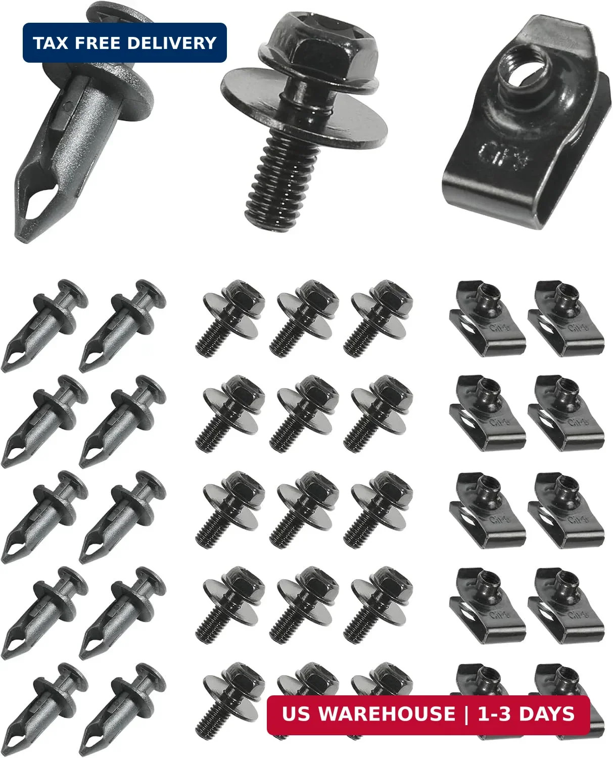 35PCS Car Engine Under Cover Splash Shield Guard Body Bolts Screws,Skid Plate Bo 35PCS Car Engine Under Cover Splash Shield Guard Body Bolts Screws,Skid Plate Bo