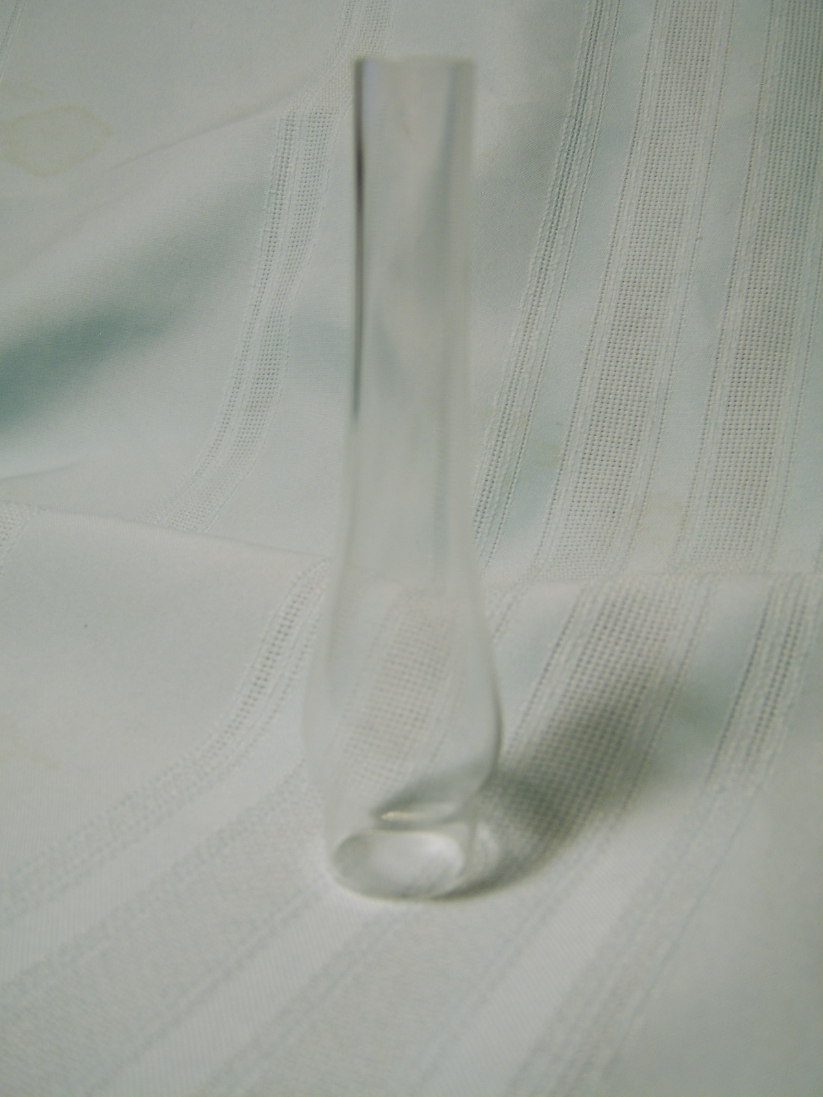 Glass Kerosene Miniature Oil Lamp Chimney 1&1/8 inch base 5&1/2 inches tall