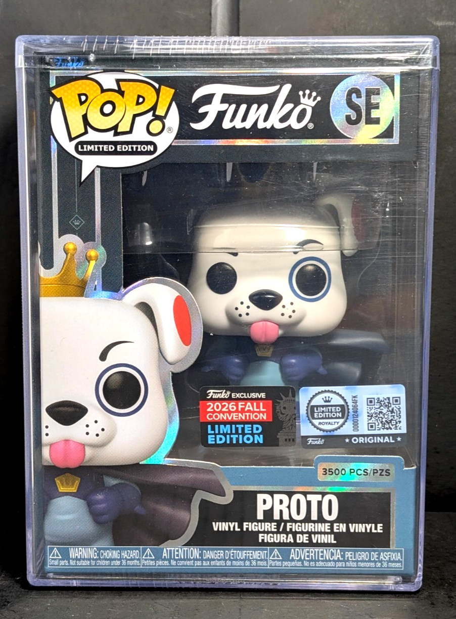 Funko Pop Proto Superhero #SE 2026 Fall Convention LE 3500 w/ Hard Case Funko Pop Proto Superhero #SE 2026 Fall Convention LE 3500 w/ Hard Case
