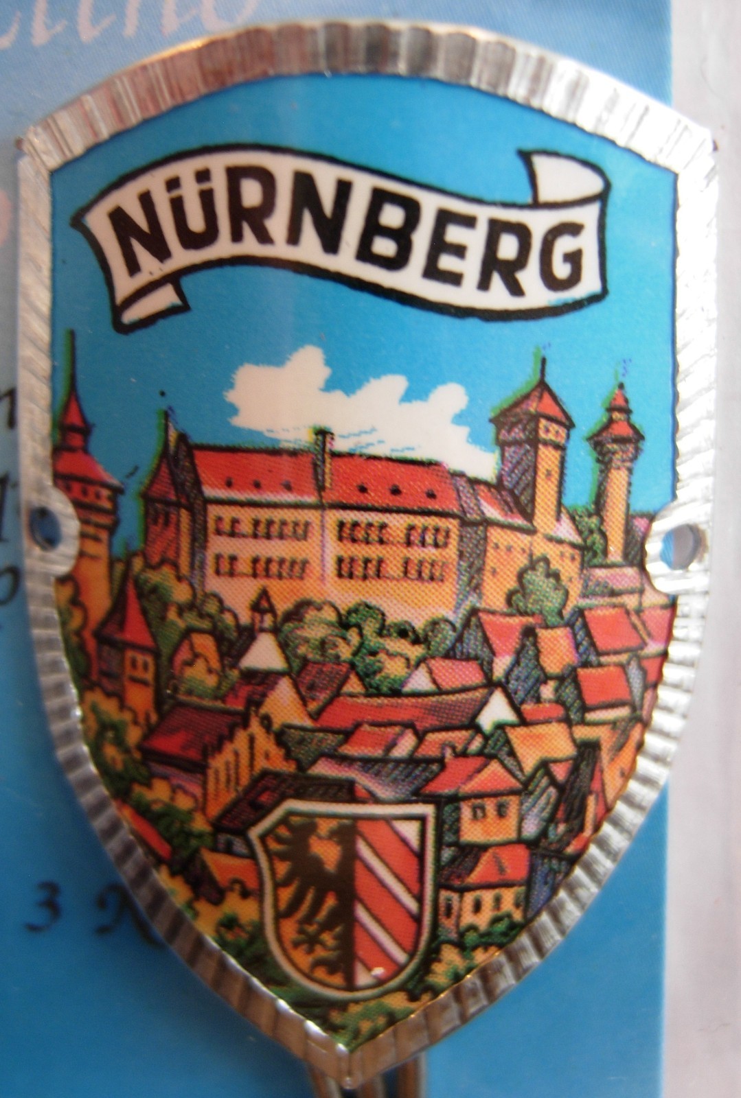 Nurnberg Nürnberg Germany New Shield Hiking Badge Stocknagel Medallion G9799