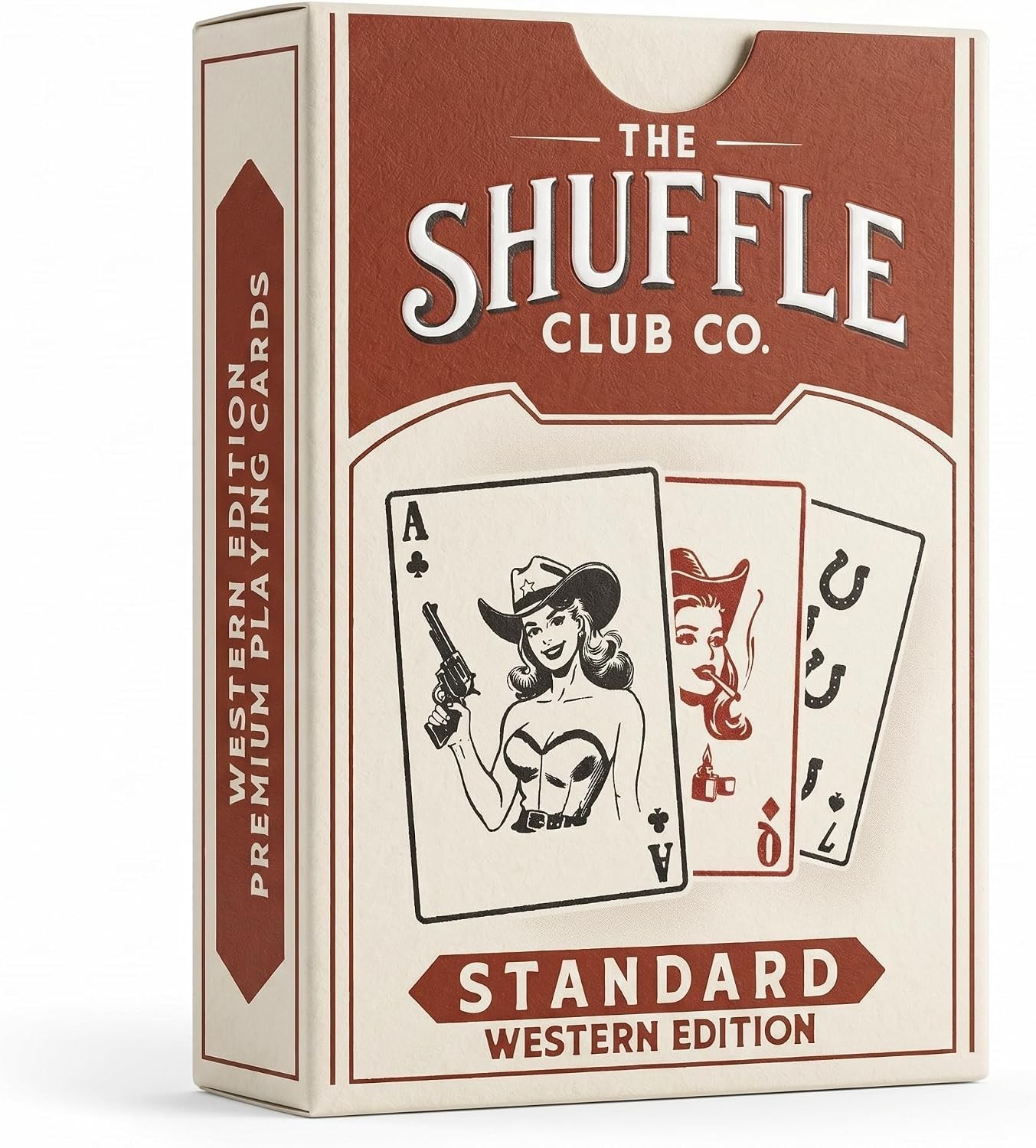 Western Playing Cards – Vintage Cowboy Deck with Custom Artwork – Poker & Bla...