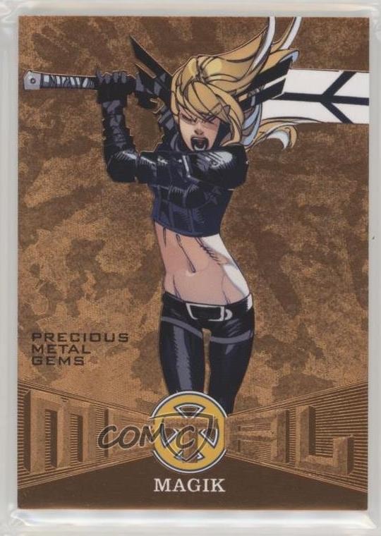 2018 Fleer Ultra Marvel X-Men Marvel Blasters PMG Bronze 76/199 Magik #MB12 h8p