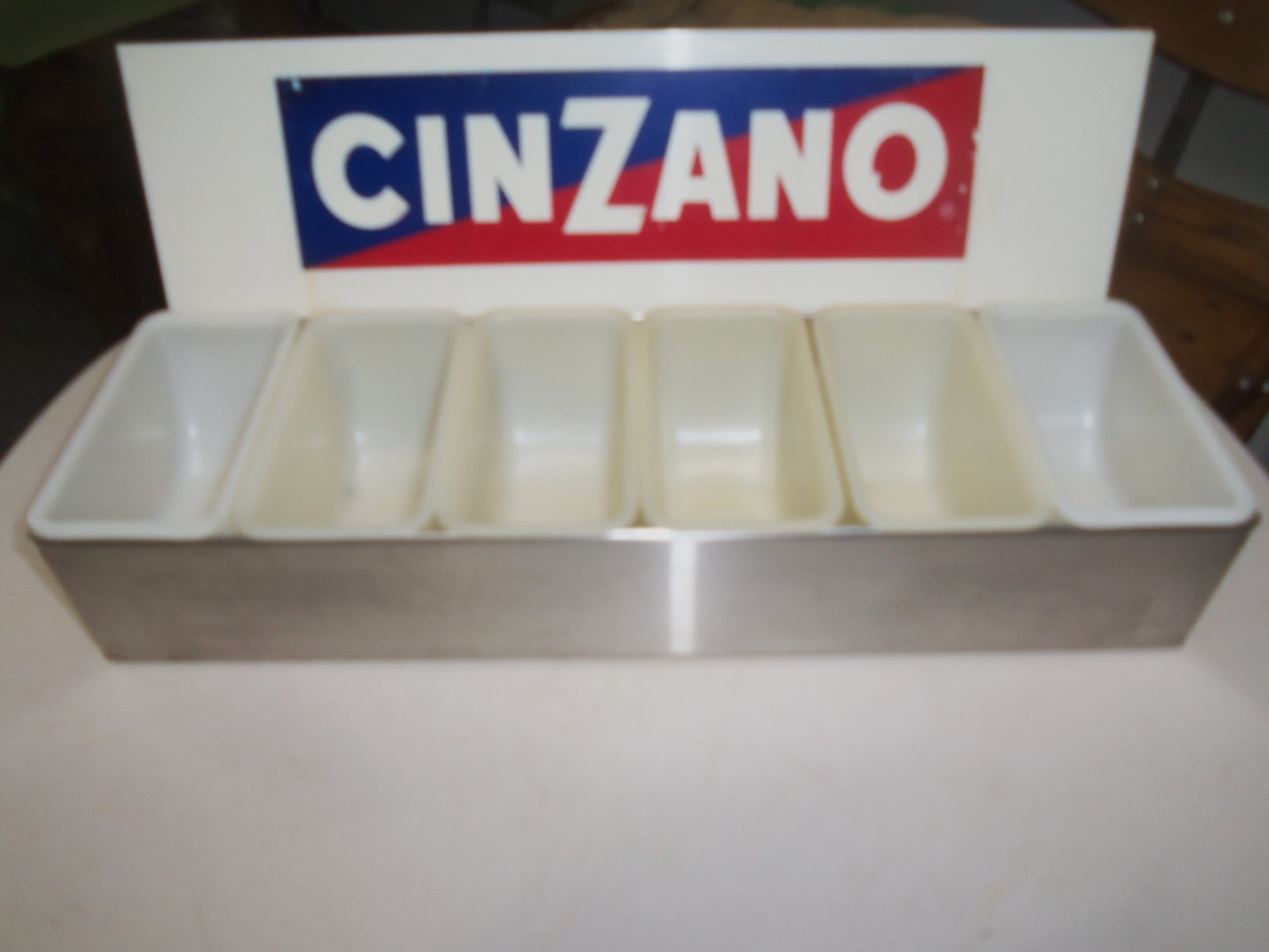 VINTAGE CINZANO ADVERTISING STORAGE DISPLAY
