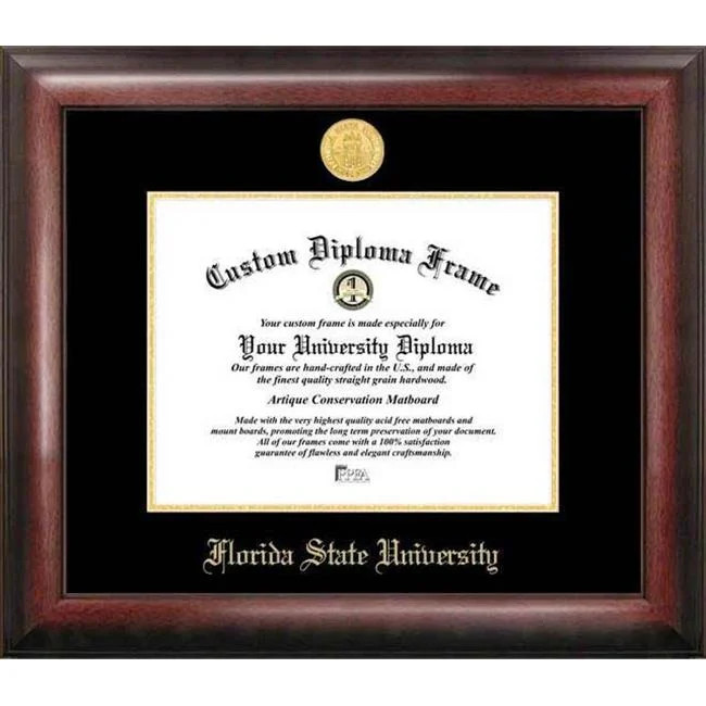 Campus Images FL985GED Florida State University Gold Embossed Diploma Frame
