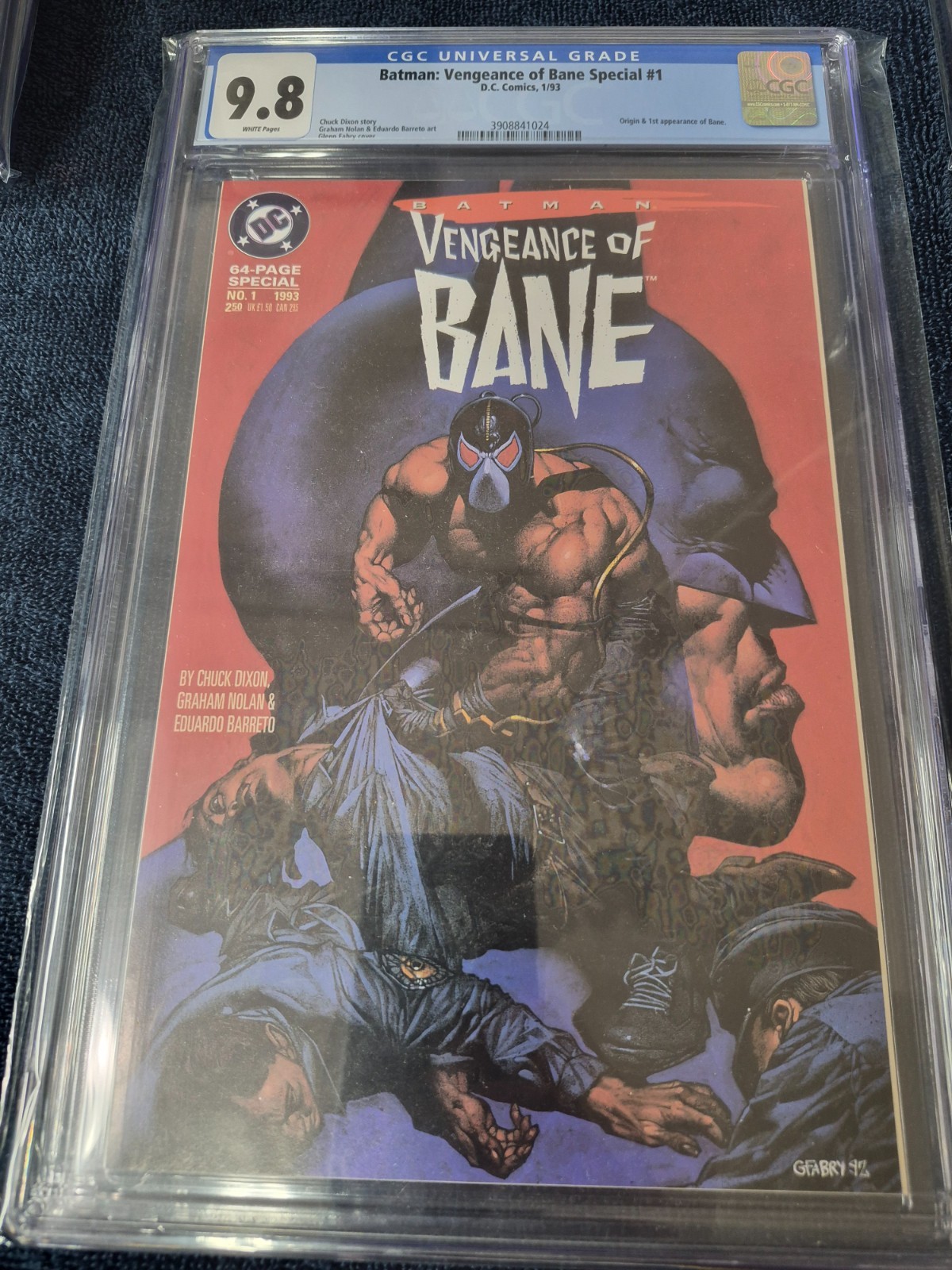 DC Batman Vengeance of Bane 1 1993 First Printing CGC 9.8 White Pages