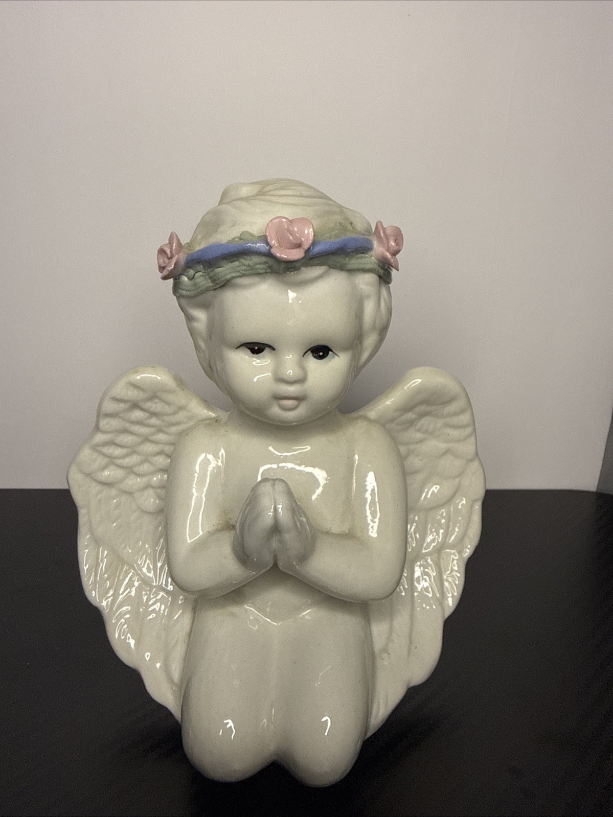 VTG Angel Figurine 1980s Ceramic 6\