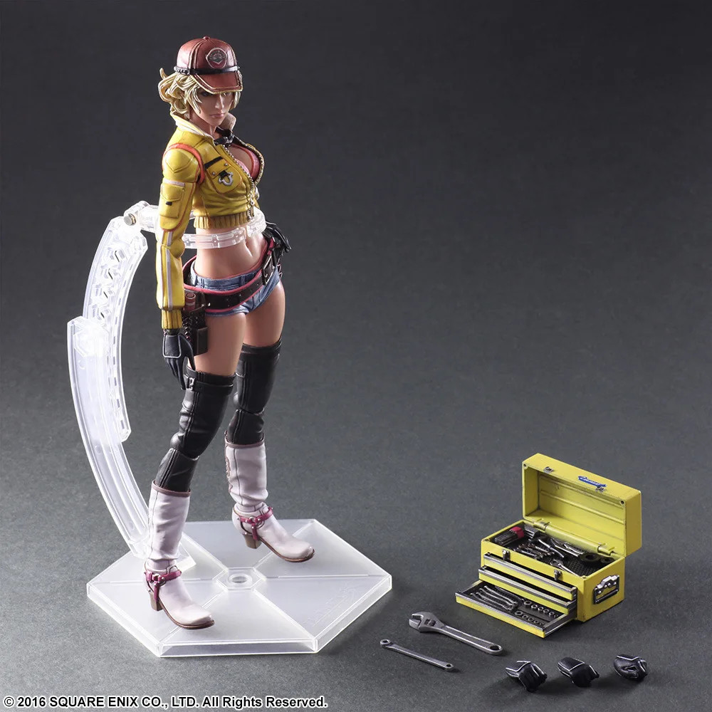25cm Final Fantasy XV Cindy Aurum Handmade Anime Figure Model