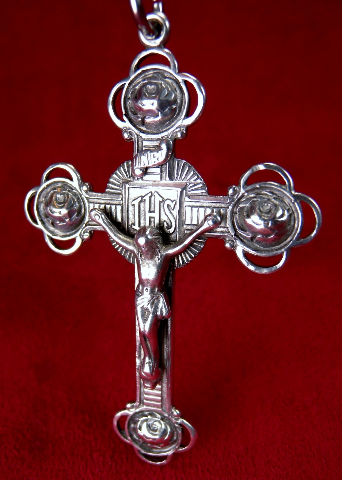 RARE Therese of Lisieux Shrine Pilgrimage Sterling Locket Relic Miraculous Medal
