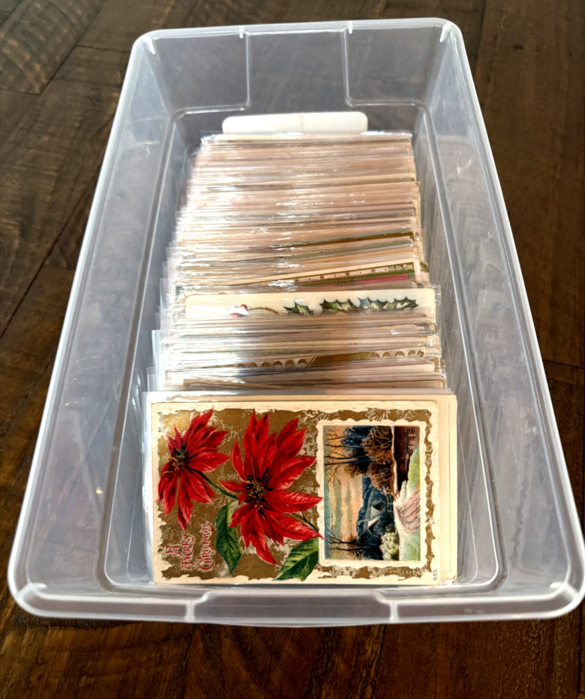 Huge ~Lot of ~200 Antique Vintage~CHRISTMAS ~Postcards~Early 1900's~ in  sleeves