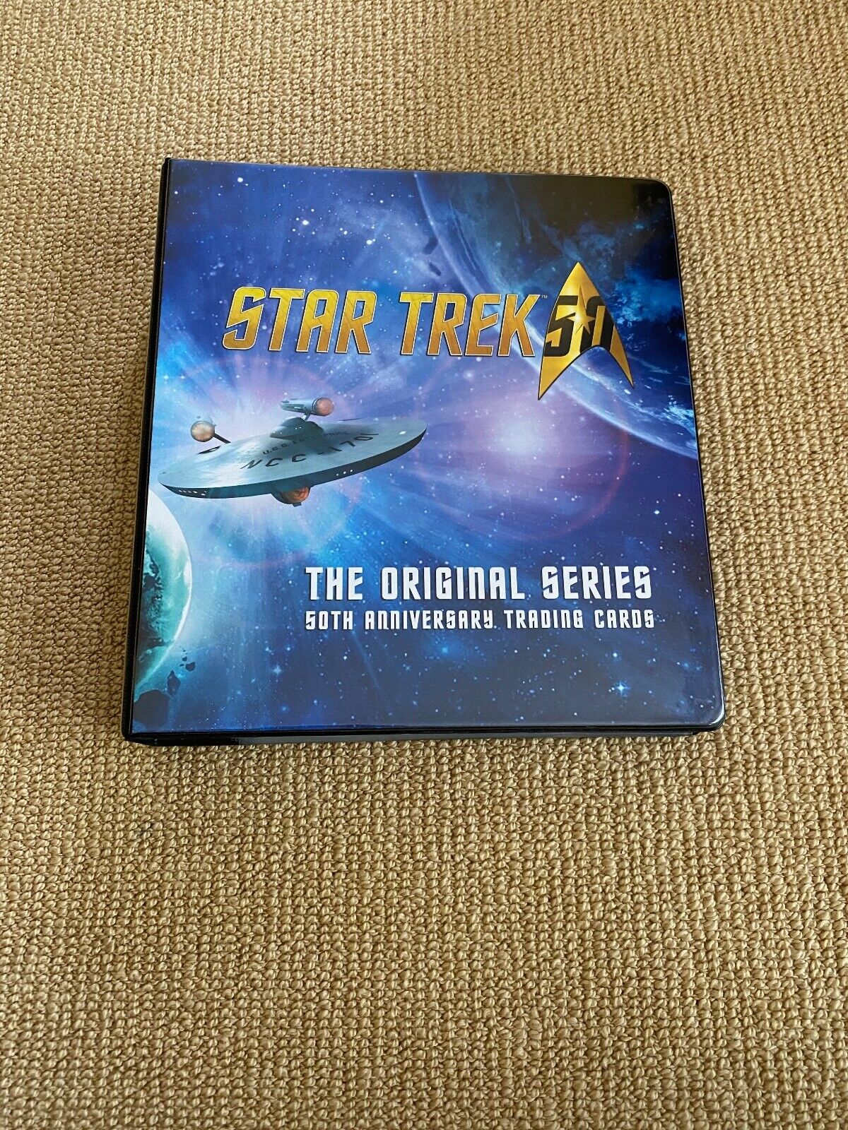 Collectible Star Trek The Original Series 50th Anniversary Trading Cards Binder 