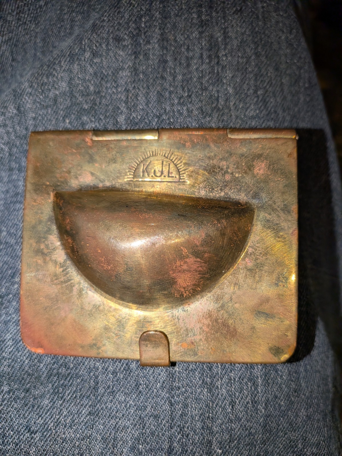 1930s ~ Vintage Brass Sweets, Dumpling, & Gujiya  Mould  Decorative Collectible